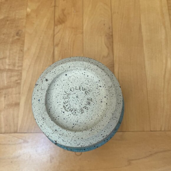 Handmade Blue/Green Speckled Pottery - Picture 3 of 3